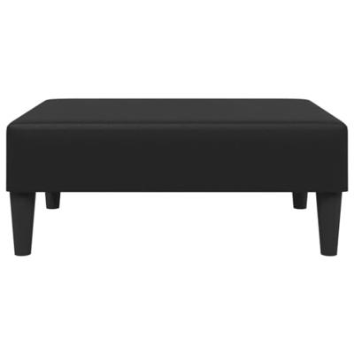 Voetenbank 77x55x31 cm kunstleer zwart Voetenbank 77x55x31 cm kunstleer zwart