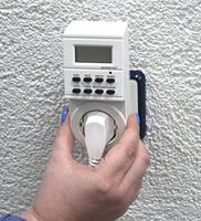 AS Schwabe 24032 Stopcontact-schakelklok Digitaal Weekprogramma 3500 W IP20 - thumbnail