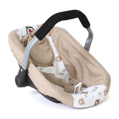 Poppen Autozitje Maxi-Cosi-stijl - Beertjes Beige Poppen Autozitje Maxi-Cosi-stijl - Beertjes Beige