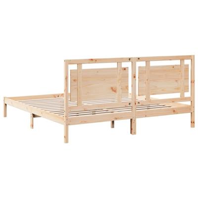 Bedframe extra lang zonder matras massief hout 180x220 cm