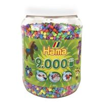 Hama Strijkkralen in Pot 9000 Stuks Pastel - thumbnail
