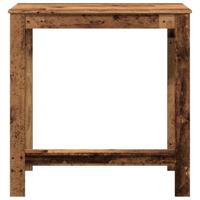 Bartafel 102x50x103,5 cm bewerkt hout oud houtkleurig - thumbnail