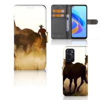 OPPO A76 | A96 | Telefoonhoesje | Met pasjeshouder | Design Cowboy - thumbnail