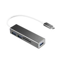 LogiLink UA0305 USB hub 3x USB A 1x kaartlezer - thumbnail