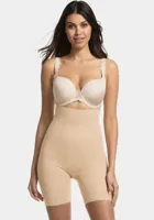 Magic hoge corrigerende naadloze boxer Hi-Bermuda - Buik corrigerende shapewear - thumbnail