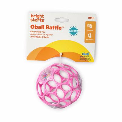 Oball Rattle Easy Grip Roze Oball Rattle Easy Grip Roze