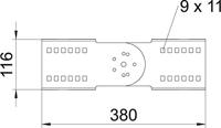 OBO Bettermann 6091318 Verbindingselement Metaal 1 stuk(s) - thumbnail