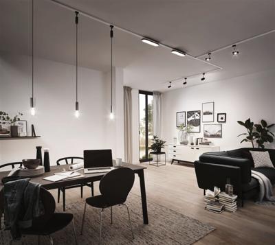 Paulmann Panel Loop 230V-railsysteem lamp URail LED vast ingebouwd 7 W LED Zwart (mat), Chroom Paulmann Panel Loop 230V-railsysteem lamp URail LED vast ingebouwd 7 W LED Zwart (mat), Chroom