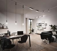 Paulmann Panel Loop 230V-railsysteem lamp URail LED vast ingebouwd 7 W LED Zwart (mat), Chroom - thumbnail