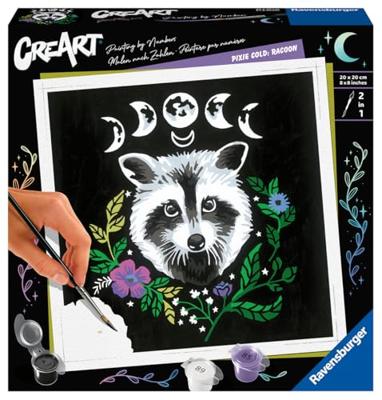 Ravensburger creart - pixie cold edition raccoon