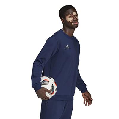 adidas Entrada 22 Crew Sweater Donkerblauw Wit adidas Entrada 22 Crew Sweater Donkerblauw Wit