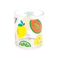 Zomer Fruit Set 2 glazen Drinkglazen 250ml - thumbnail