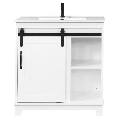 Differnz Country slide badmeubelset 80 cm wit FSC