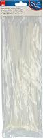 Max Hauri 136686 Kabelbinder 300 mm 7.5 mm Wit Hersluitbaar, Flexibel 20 stuk(s) - thumbnail