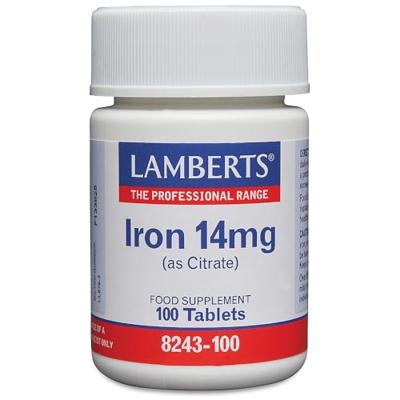IJzer (iron) citraat 14 mg