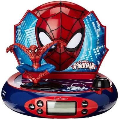 LEXIBOOK - SPIDERMAN - Kinderwekkerradio met projectiebeelden