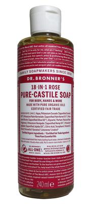 Dr. Bronner Magical Soap Roos 237ml Dr. Bronner Magical Soap Roos 237ml