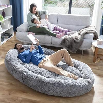 Hondenbed voor mensen | Human Dog Bed XXL InnovaGoods Grey