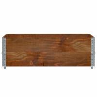 VidaXL Palletopzetranden 2 st 120x80 cm massief grenenhout bruin - thumbnail