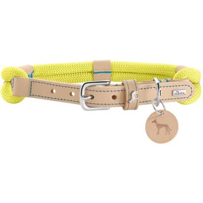 Hondenhalsband Hunter Malia Limoen M/L 45-54 cm