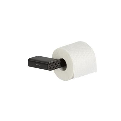 Toiletrolhouder Geesa Shift Zonder Klep met Diamantpatroon Zwart