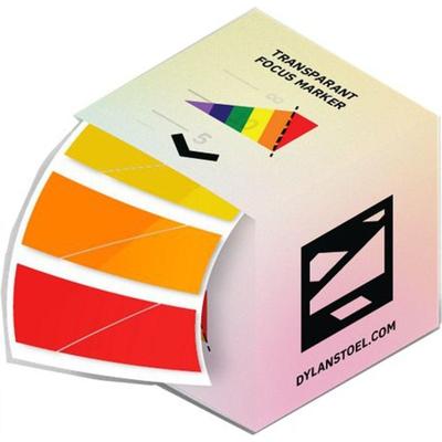 Dylan Stoel Transparent Rainbow Focus Markers 100 stuks