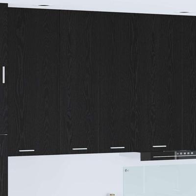 Hangkast Riga Zwart Eiken 60 x 31 x 100 cm Bewerkt hout Hangkast Riga Zwart Eiken 60 x 31 x 100 cm Bewerkt hout