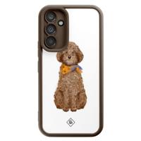 Samsung Galaxy A34 bruine case - Labradoodle - thumbnail