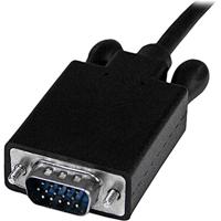 StarTech.com 4,5 m lange DisplayPort-naar-VGA-adapterconverterkabel – DP naar VGA 1920x1200 - zwart - thumbnail
