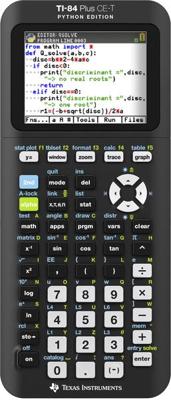 Texas Instruments TI-84PLCEPYT-C Graphing Calculator 84PLCET PY Python Edition Texas Instruments TI-84PLCEPYT-C Graphing Calculator 84PLCET PY Python Edition