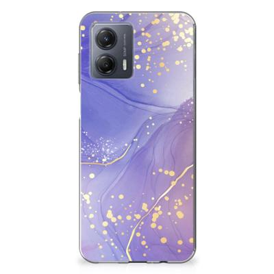 Smartphone hoesje voor Motorola Moto G53 Watercolor Paars