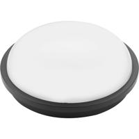 LED Plafondlamp - Badkamerlamp - Artony - 20W - Helder/Koud Wit 6400K - Waterdicht IP65 - Opbouw - Rond - Zwart - thumbnail