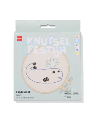 HEMA Borduurset walvis