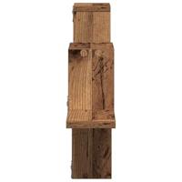 Wandplank met plank Oud hout 104.5 x 10 x 43 cm Bewerkt hout - thumbnail