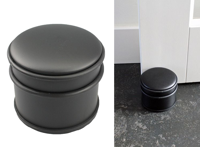 GS Deurstopper Zwart - 1,1kg - Voor Binnen en Buiten - Deurbuffer Ø9,5 x 8 cm - thumbnail