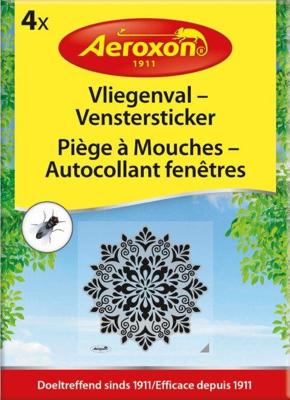 BSI Aeroxon vliegenval venstersticker 4 stuks