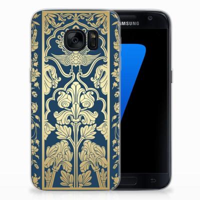 Samsung Galaxy S7 | TPU Case | Beige Flowers