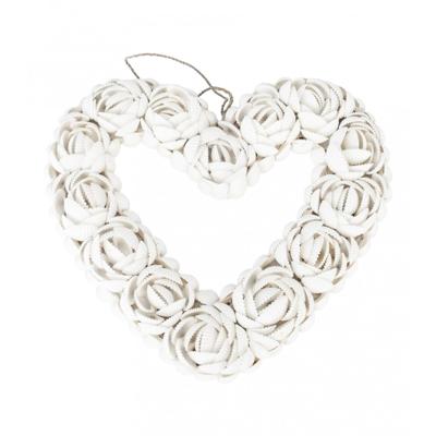 Bazar Bizar Ornament The Shell Heart white groot Bazar Bizar Ornament The Shell Heart white groot