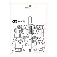 KS Tools 152.1394 Reinigingsgereedschap voor injectoren, Peugeot, Citroën, Fiat, Lancia - thumbnail