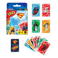 Mattel Uno superman kaartspel - thumbnail