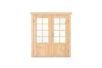 Dubbele deur DL7 159x188 cm 58 mm- - Hout- Tuindeco - thumbnail