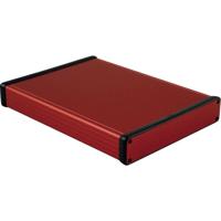 Hammond Electronics 1455R2201RD Profielbehuizing 220 x 165 x 30.5 Aluminium Rood 1 stuk(s) - thumbnail
