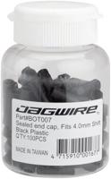 JAGWIRE End caps sealed - 4mm shift - plastic (100pcs) - black - thumbnail