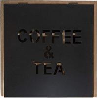 Clayre & Eef Theedoos 9 vakken 24x25x8 cm Bruin Hout Rechthoek - thumbnail