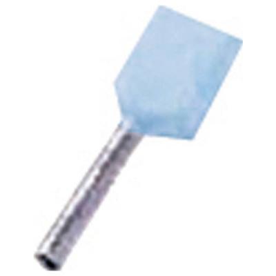 Intercable 180729 Dubbele adereindhulzen Deels geïsoleerd Lichtblauw 1 stuk(s)