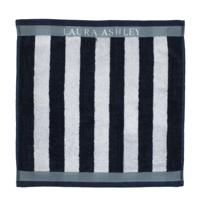 Laura Ashley keukendoek midnight stripe 50x50 cm donkerblauw - thumbnail
