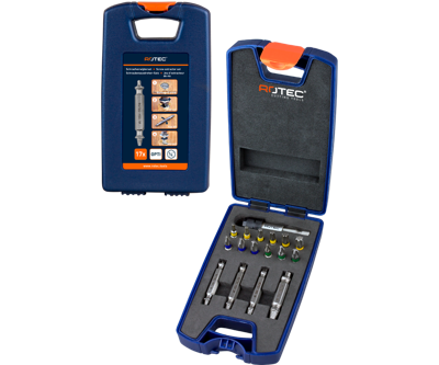 Rotec Schroefverwijderbit- en bithouder-set | OPTI-LINE | 17-delig - 827.9115 Rotec Schroefverwijderbit- en bithouder-set | OPTI-LINE | 17-delig - 827.9115