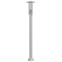 VidaXL Vloerlamp voor buiten 100 cm roestvrijstaal zilverkleurig - thumbnail