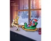 Lumineo led infinity kerstman in slee 429LED koel wit/warm wit - thumbnail
