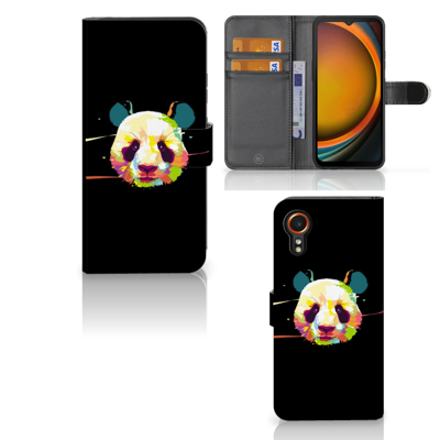 Samsung Galaxy Xcover 7 Leuk Hoesje Panda Color Samsung Galaxy Xcover 7 Leuk Hoesje Panda Color